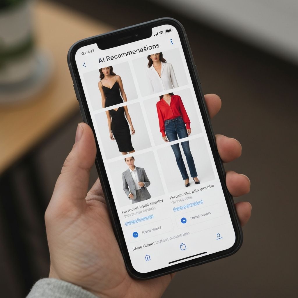 AI organizing wardrobe